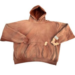 NWT Gallery Dept. Faded Ventura Hoodie Tan Size Small Oversized Made in USA